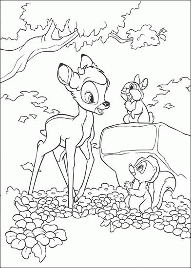 Bambi - Bambi - kolorowanka 52.GIF