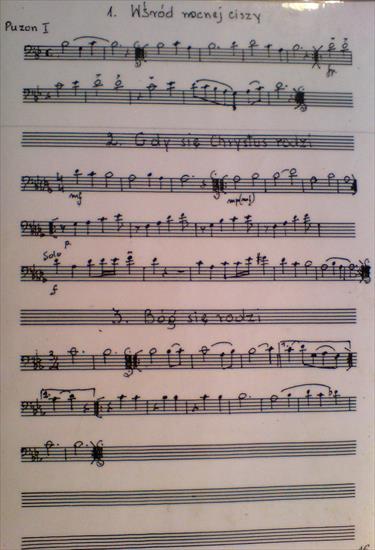 kolędy na orkiestrę dętą W. Janiszewski - puzon 1C - kolędy na orkiestrę dętą W. Janiszewski - puzon 1C str01.jpg