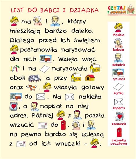 czytanie zezrozumieniem - czytanie - list do babci i dziadka.jpg