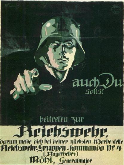 wojna w plakacie - WW2.Hitler.Nazi poster - Reichswehr.Cientizta.jpg